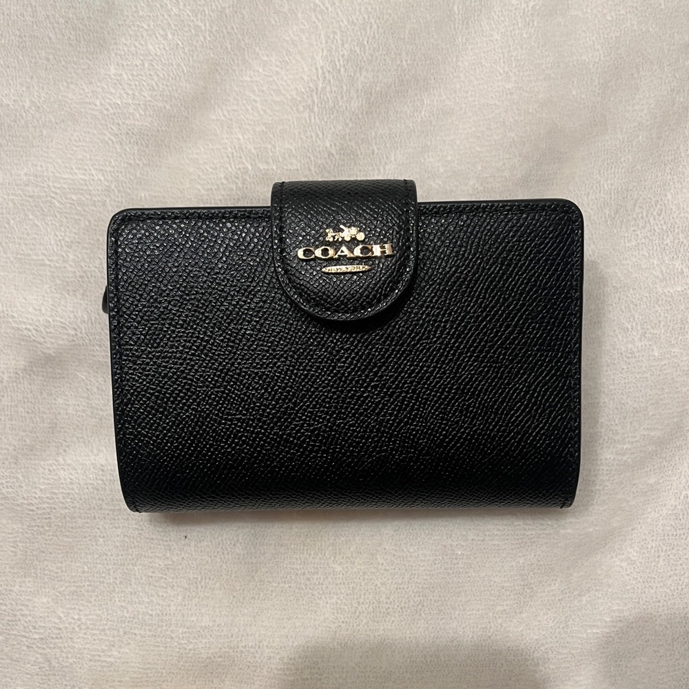 COACH BLACK LEATHER WALLET